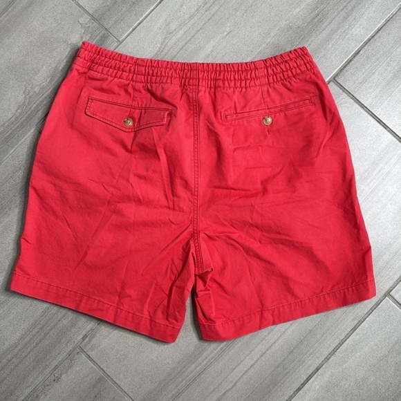 Polo by Ralph Lauren Red Flat Front Shorts - Picture 2 of 7